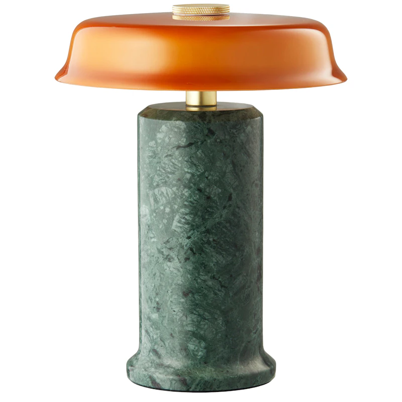 Trip No. 2 Kannettava Valaisin, Marmori Moss / Amber