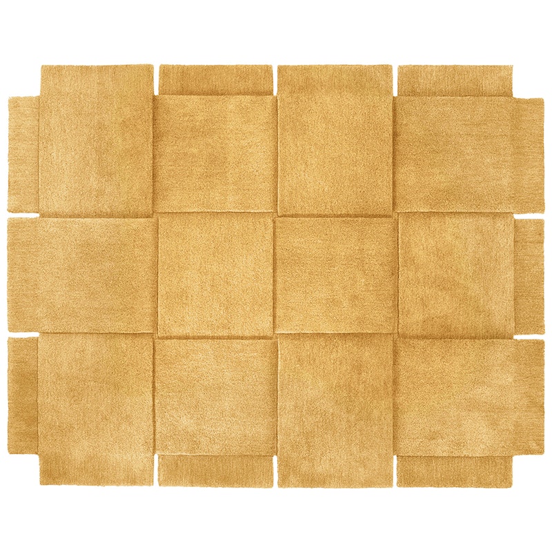 Basket Matto Yellow Ochre, 185x240 cm