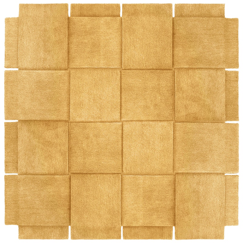 Basket Matto Yellow Ochre, 245x245 cm