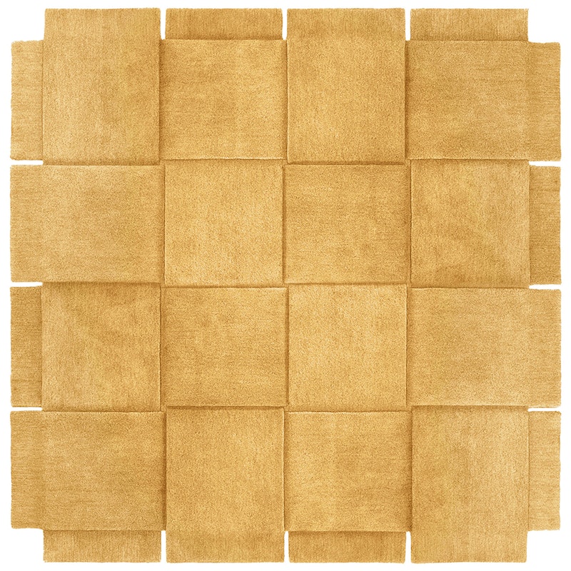 Basket Matto Yellow Ochre, 245x245 cm