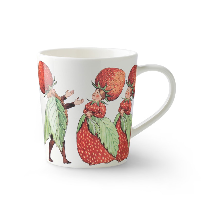 Elsa Beskow Muki Korvalla 40 cl, Strawberry Family