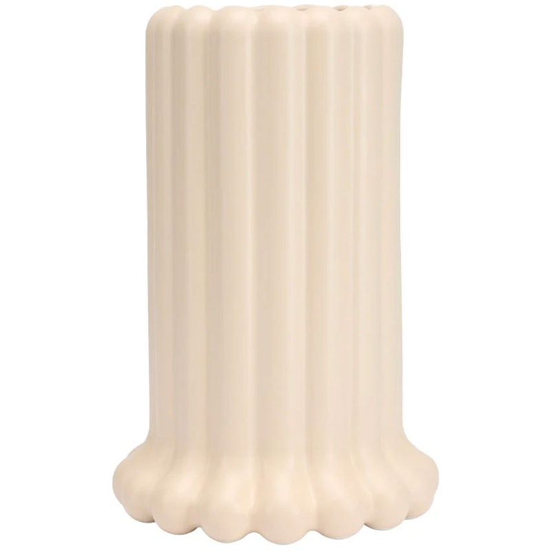 Tubular Vaasi 24 cm, Beige