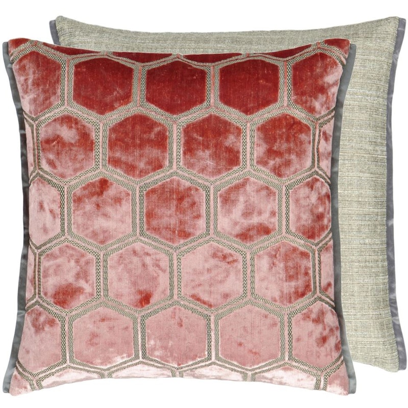 Manipur Tyyny 43x43 cm, Coral