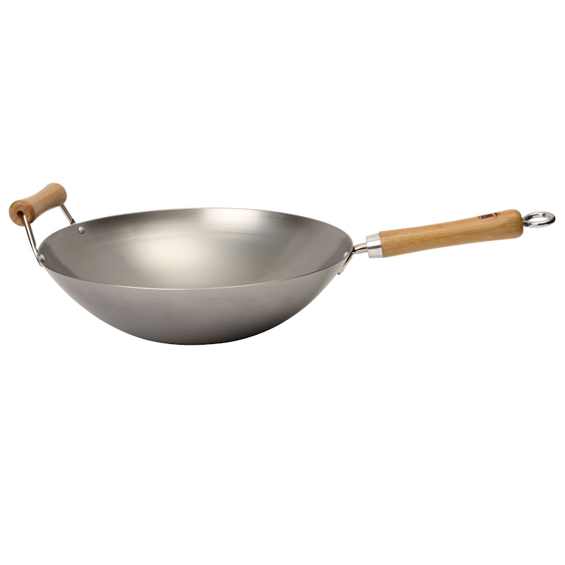 School of Wok Wokkipannu Hiiliteräs Harmaa, 36 cm