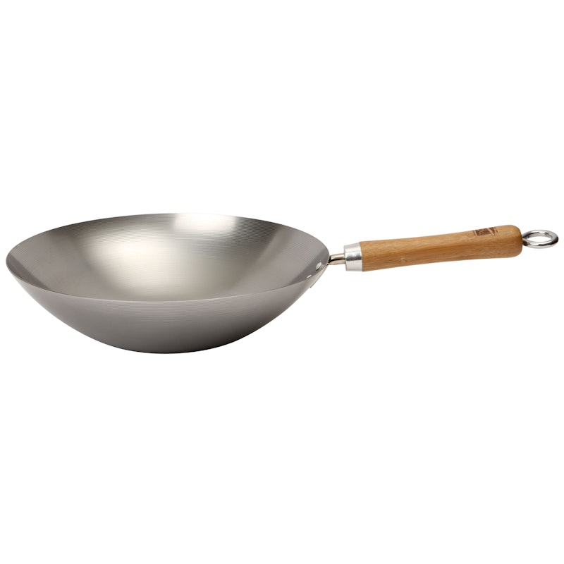 School of Wok Wokkipannu Hiiliteräs Harmaa, 30 cm