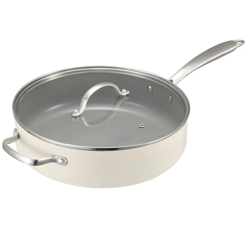 Coria Sauté-Pannu Ø28 cm, Cream White