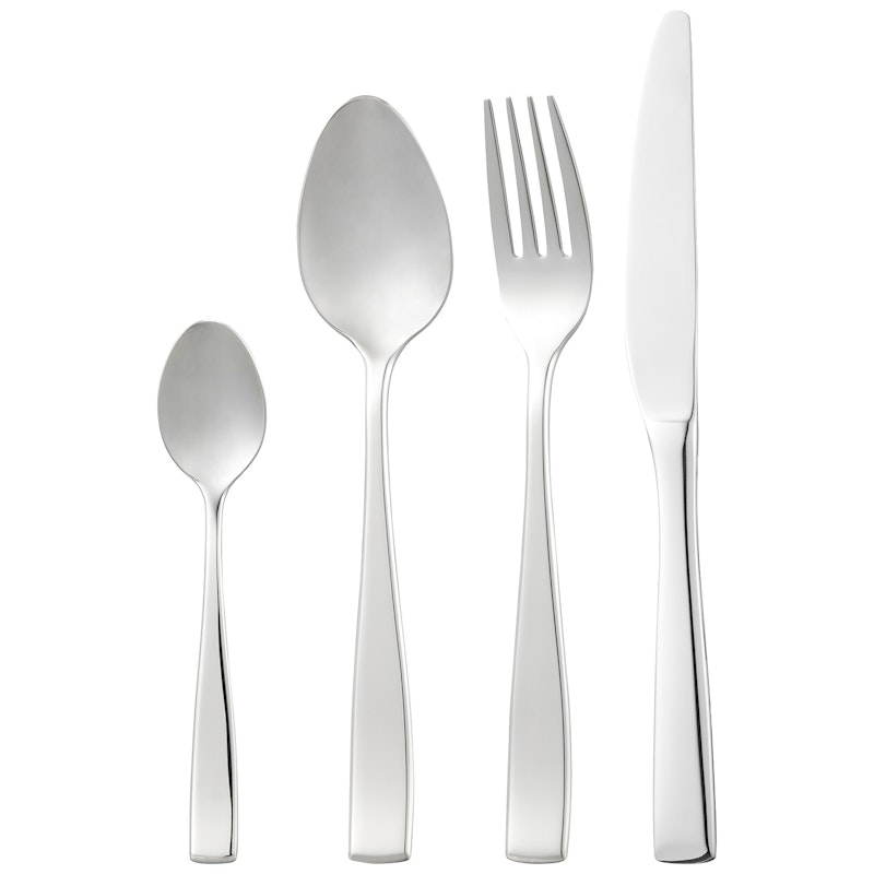 Freja Cutlery Set Stainless Steel, 24 Pieces