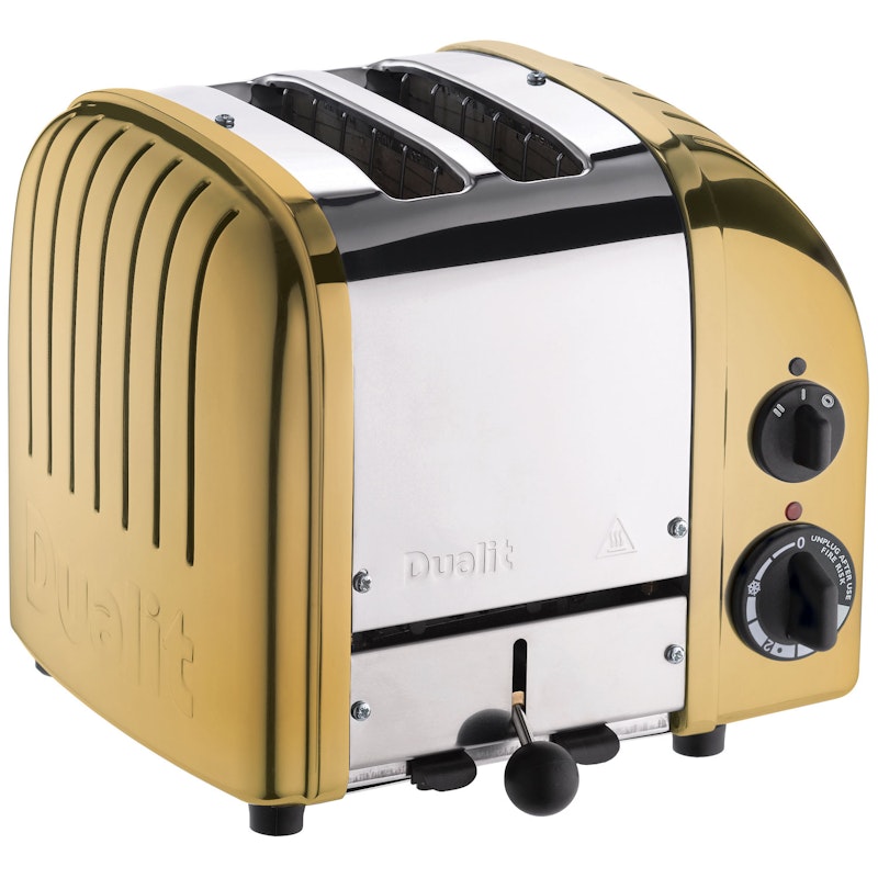 Classic Toaster 2 Slices, Brass