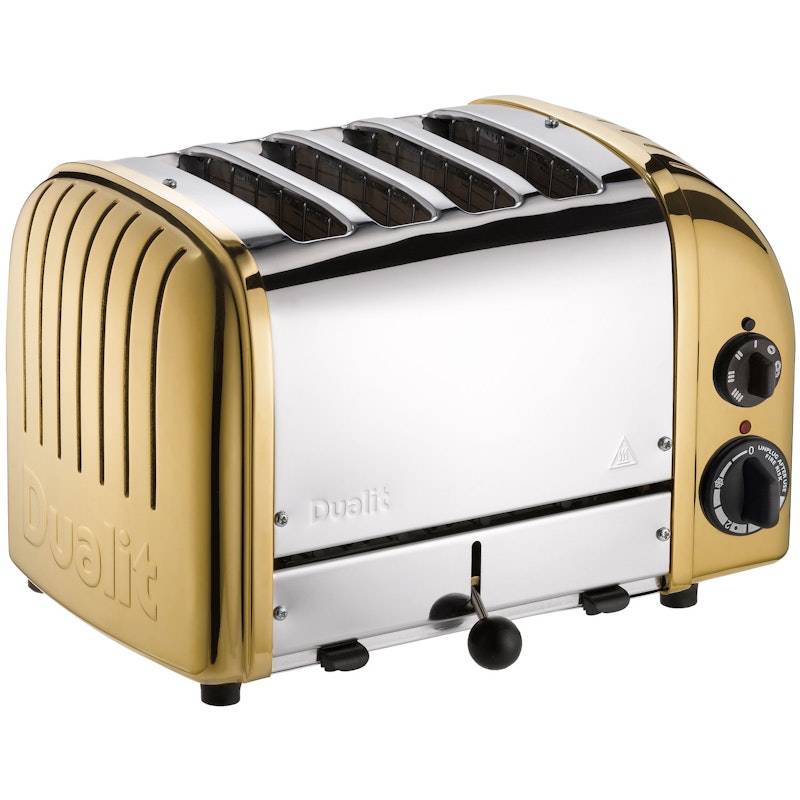 Classic Toaster 4 Slices, Brass