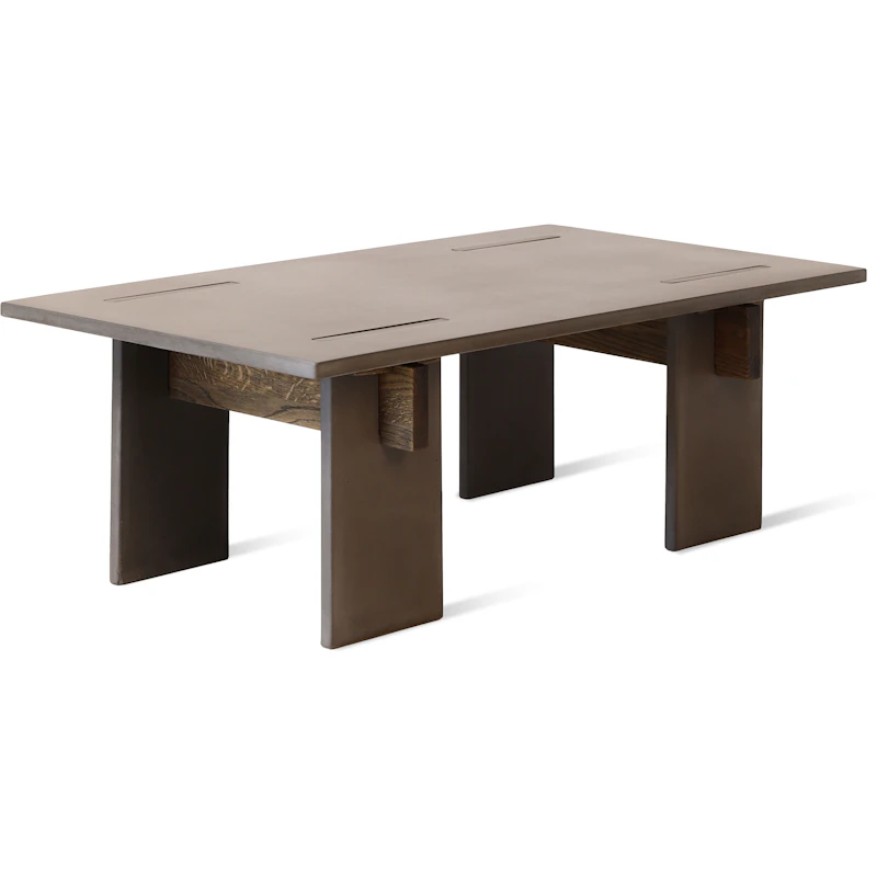 Arnold Sohvapöytä 65x110 cm, Tumma Betoni