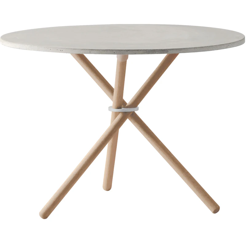 Daphne Sohvapöytä 65 cm, Vaalea Betoni / Vaalea Tammi