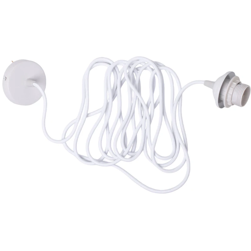 Edgeform Johtosarja Riippuvalaisimelle Kattokupilla 500 cm, Valkoinen