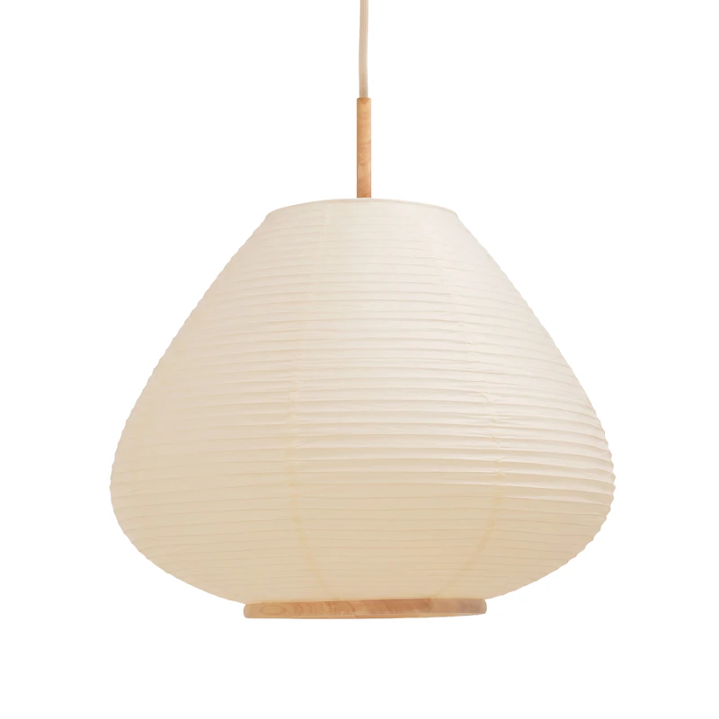 Mori Mushroom Riippuvalaisin Ø35 cm, Tammi / Luonnonvalkoinen