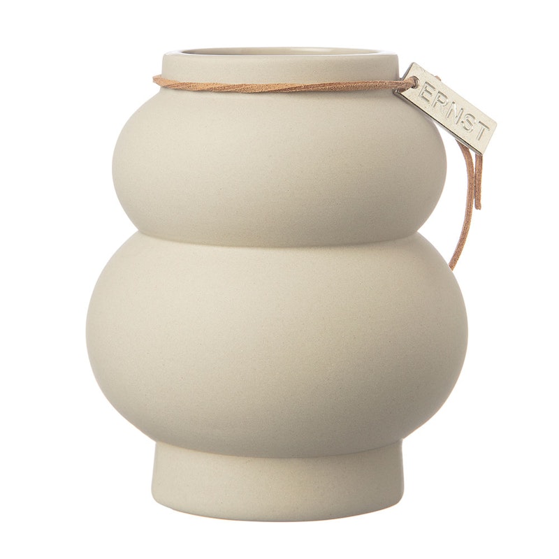 Curvy Vaasi Savi Beige, 21.5x12 cm