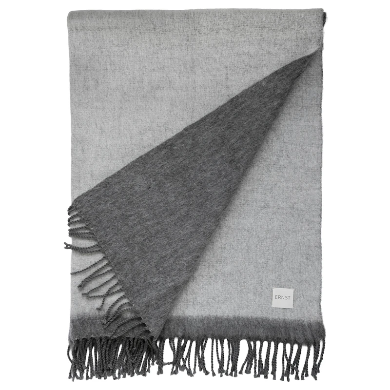 Huopa 130X170 cm, Harmaa/Tummanharmaa