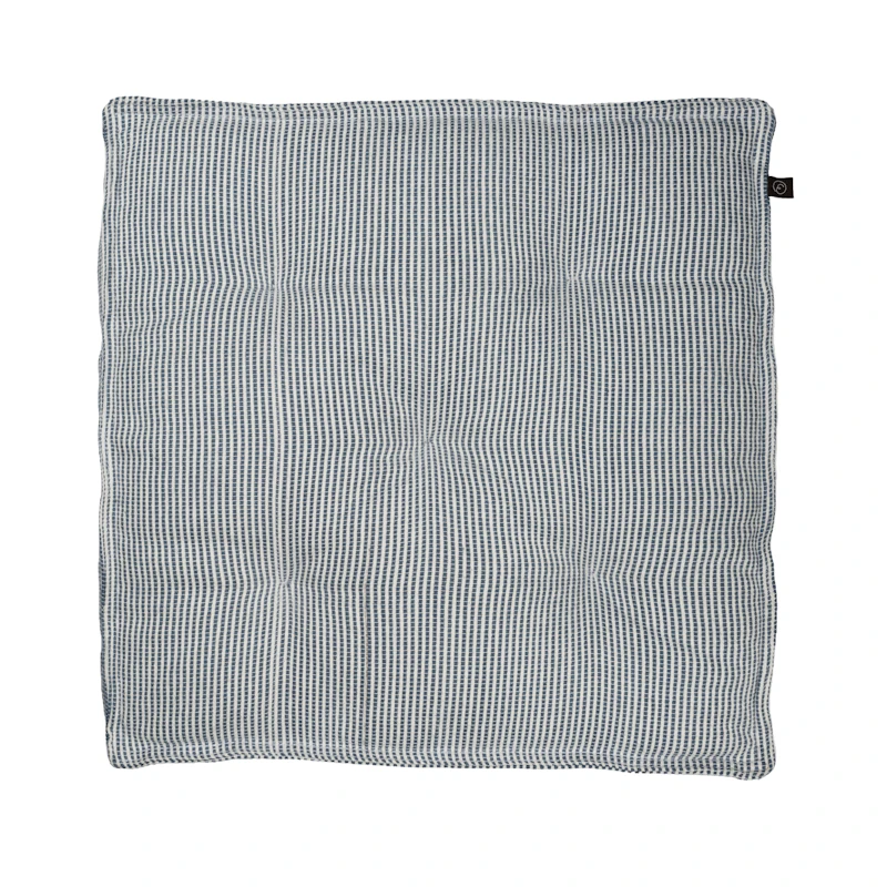 Istuintyyny 45x45 cm, Valkoinen / Sininen