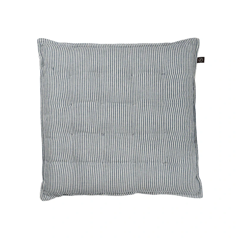 Istuintyyny 40x40 cm, Valkoinen / Sininen