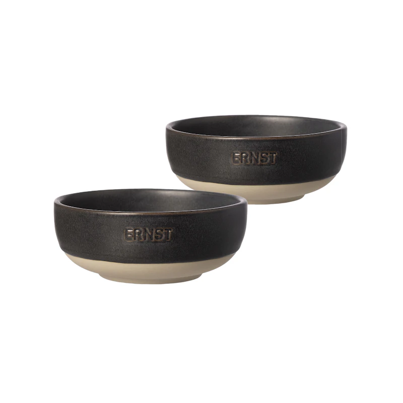 Kulho 2 kpl:n pakkaus ⌀ 11 cm, Nature / Mattamusta