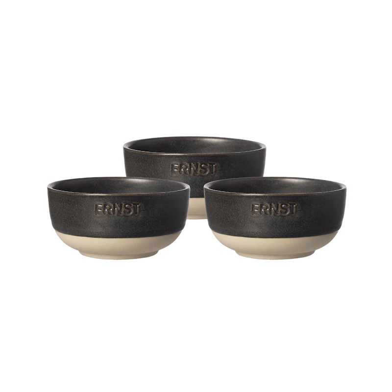 Kulho 3 kpl:n pakkaus, Nature / Mattamusta