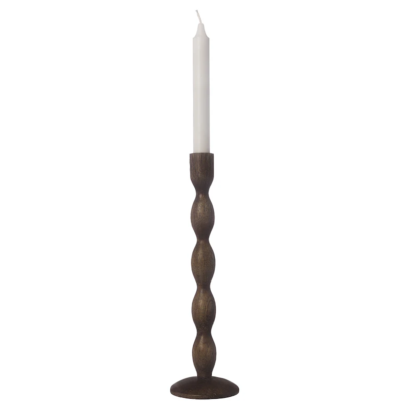 Kynttilänjalka 31 cm, Tummanruskea
