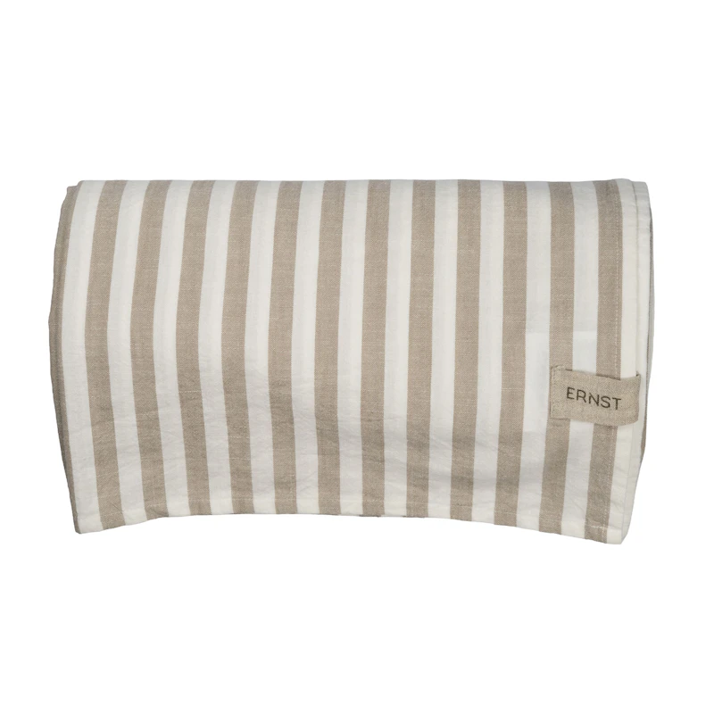 Pöytäliina 145x300 cm, Beige / Valkoinen