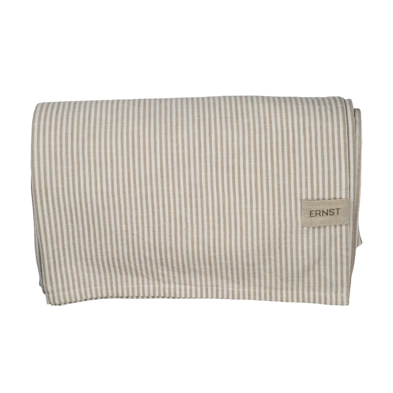 Pöytäliina 145x300 cm, Beige / Valkoinen