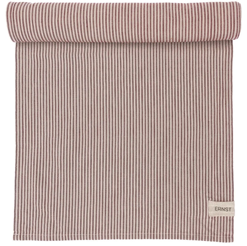 Kaitaliina Raidat 45x250 cm, Punainen / Beige