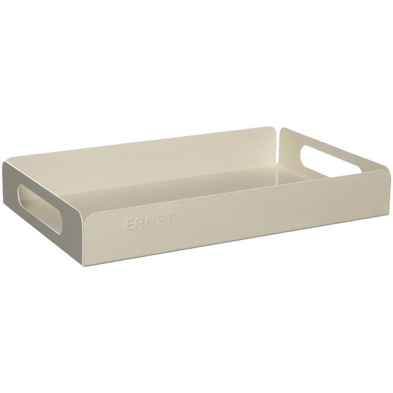 Tarjotin 18x28,5 cm, Taupe-ruskea, Cream White