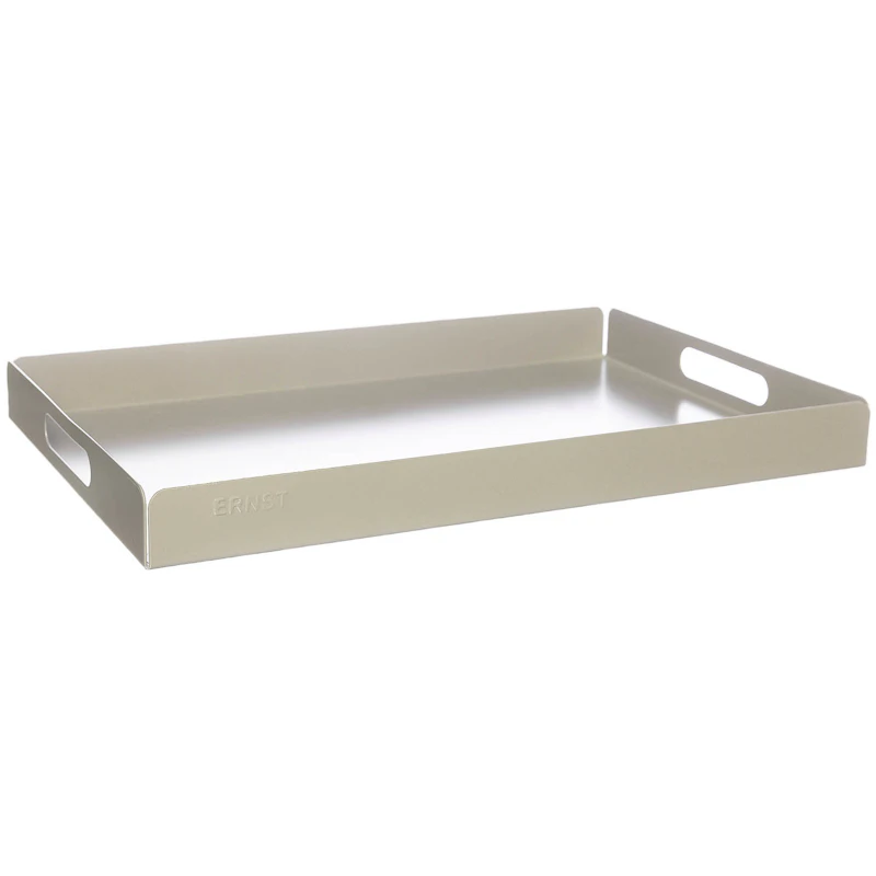 Tarjotin 30x45 cm, Taupe-ruskea, Creamy White
