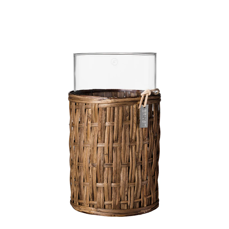 Vaasi 18 cm, Tummanruskea