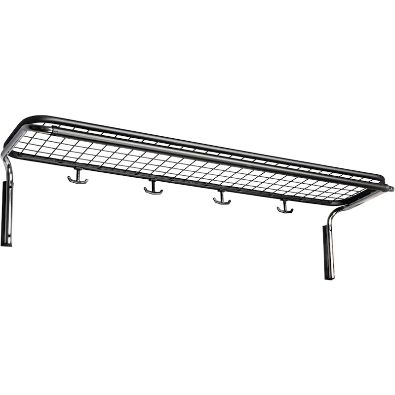 Classic 651 Hattuteline Yksinkertainen Musta / Chrome, 120 cm