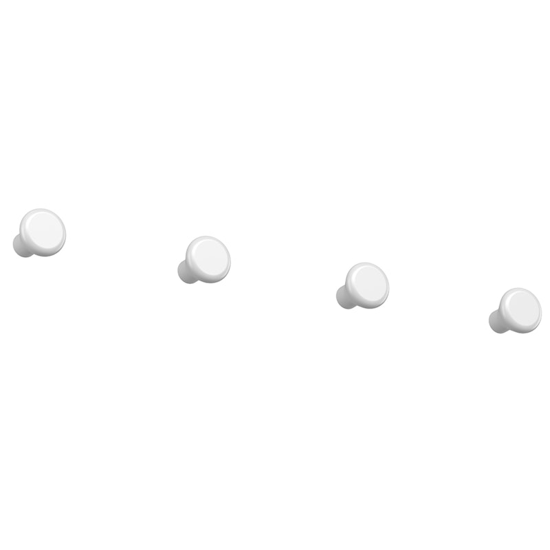 Classic Koukku 4 kpl:n pakkaus, Valkoinen