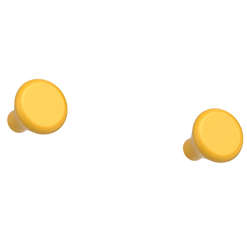 Classic Koukku 2 kpl:n pakkaus, Sun Yellow