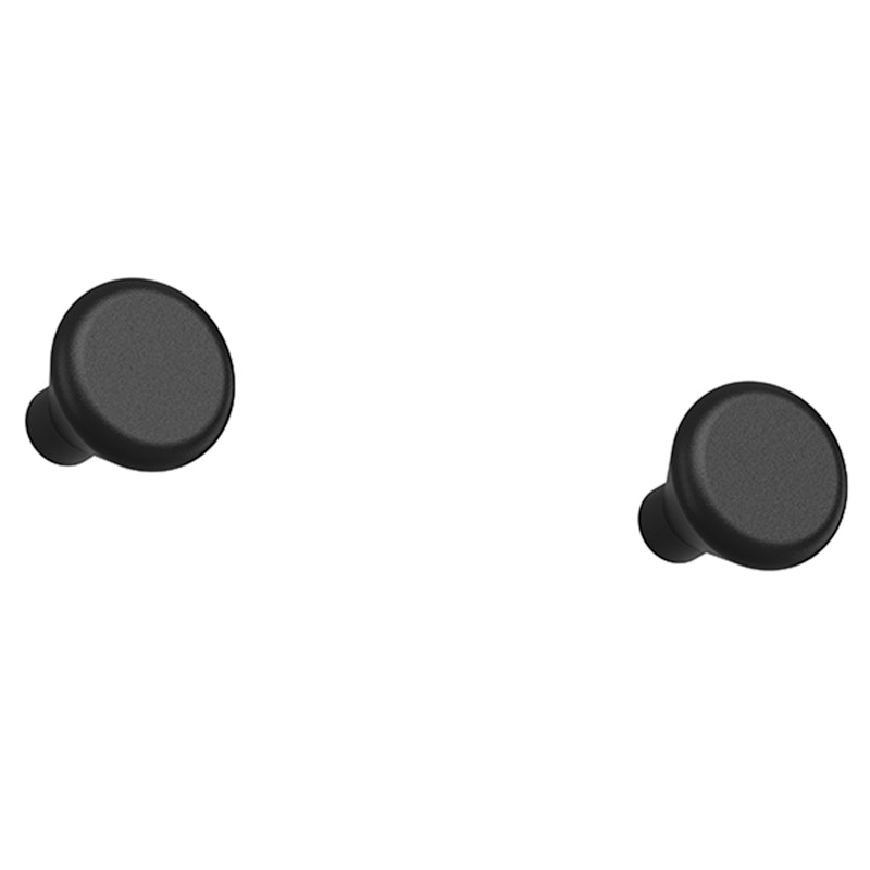 Classic Koukku 2 kpl:n pakkaus, Musta