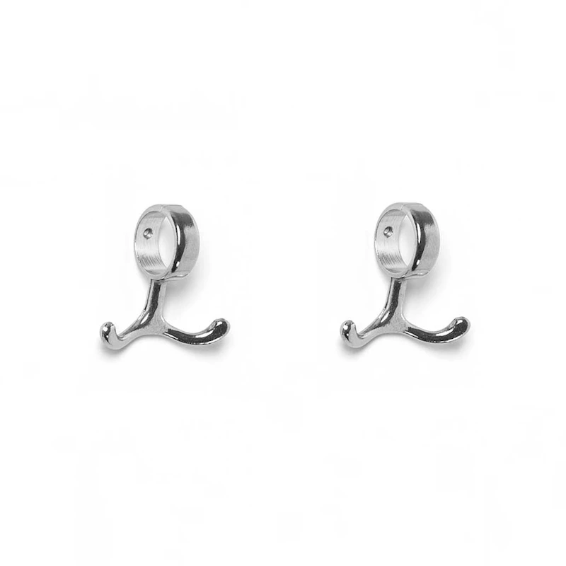 Nostalgi Koukku 2kpl, Alumiini