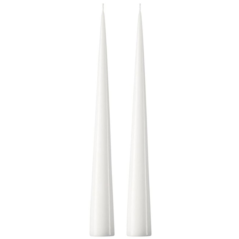 Kynttilät 37 cm 2 kpl:n pakkaus, Pure White