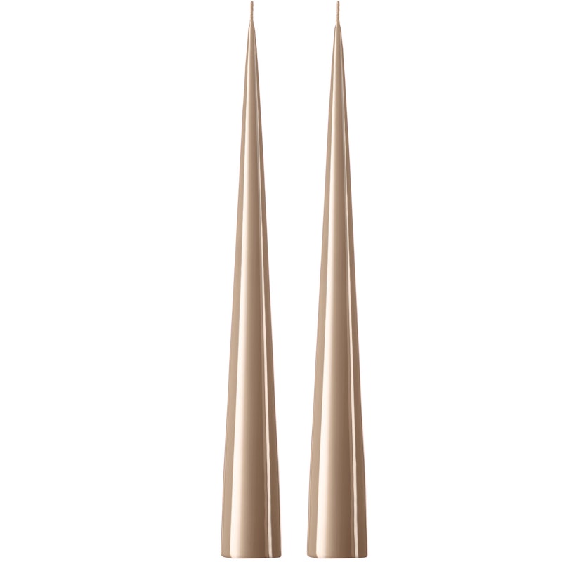 Kynttilät 37 cm 2 kpl:n pakkaus, Nougat Note