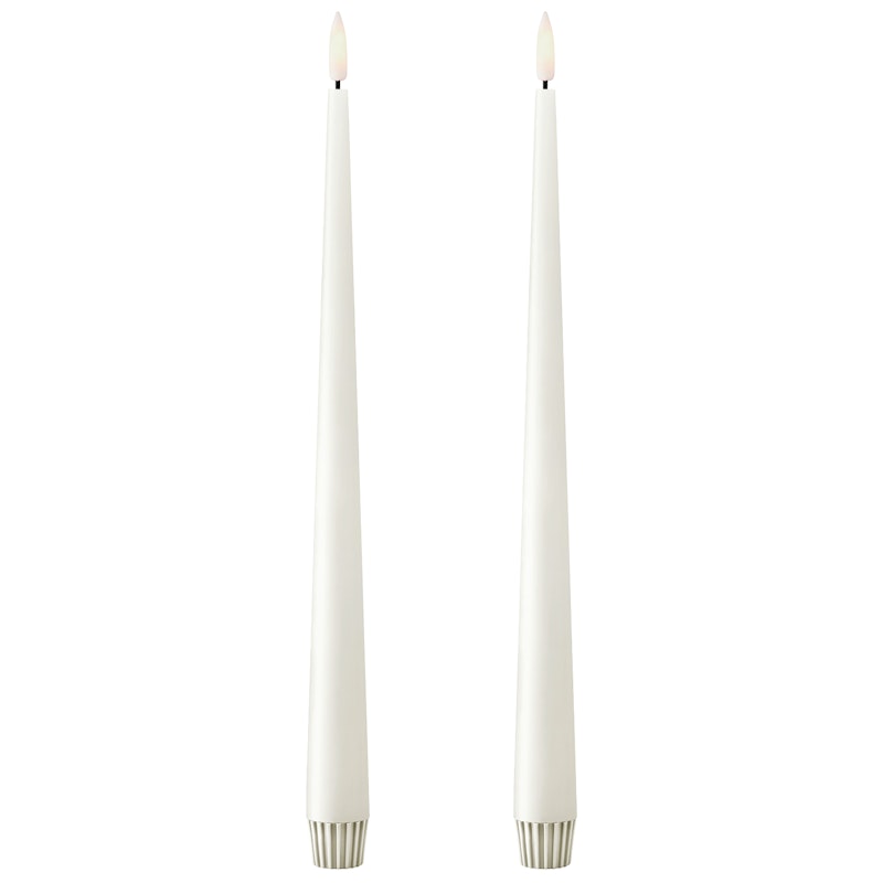 Led-Kynttilät 2 kpl:n pakkaus 30 cm, Silky