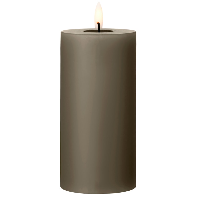 Led Pillar Candle 15 cm, Caviar