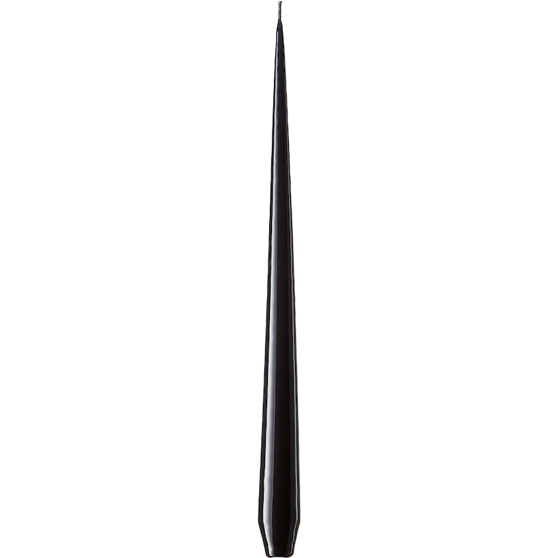 Antiikkikynttilät Lakattu 32 cm 12 kpl:n pakkaus, Raw Black