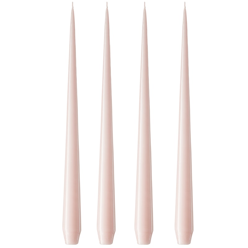 Antiikkikynttilä Lakattu 32 cm 4 kpl:n pakkaus, Rosewater
