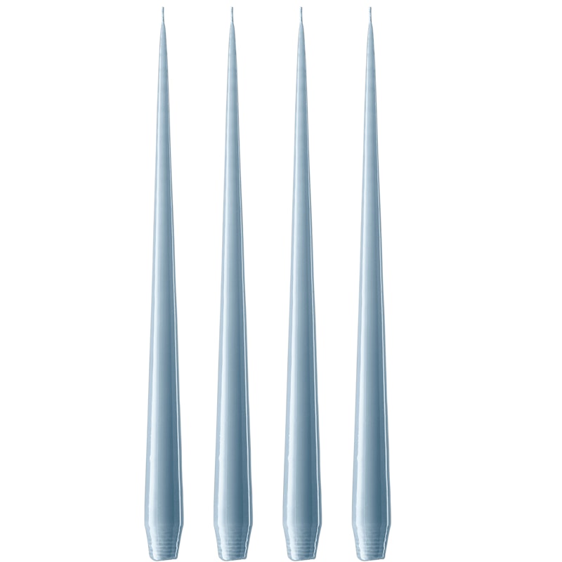 Antiikkikynttilä Lakattu 32 cm 4 kpl:n pakkaus, Dusty Blue