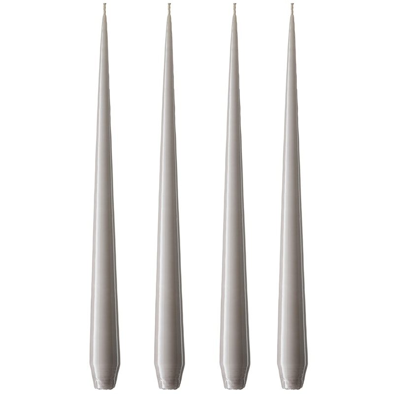 Antiikkikynttilä Lakattu 32 cm 4 kpl:n pakkaus, Oyster Pearl