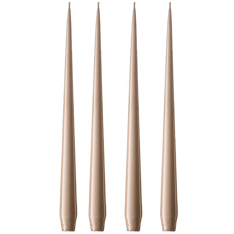 Antiikkikynttilä Lakattu 32 cm 4 kpl:n pakkaus, Nougat Note