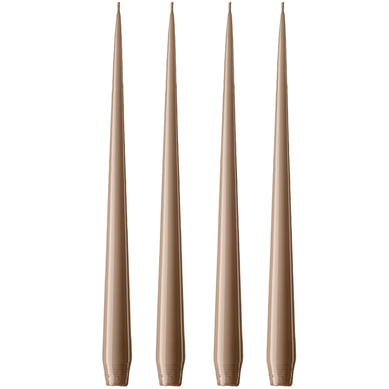 Antiikkikynttilä Lakattu 32 cm 4 kpl:n pakkaus, Soft Clay