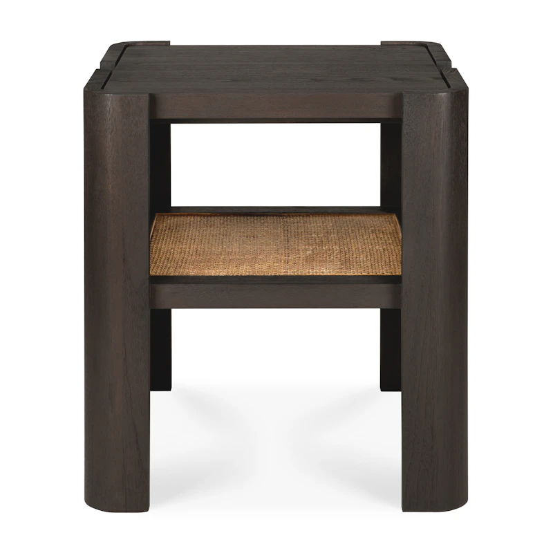 Panel Sivupöytä, Tiikki / Rottinki