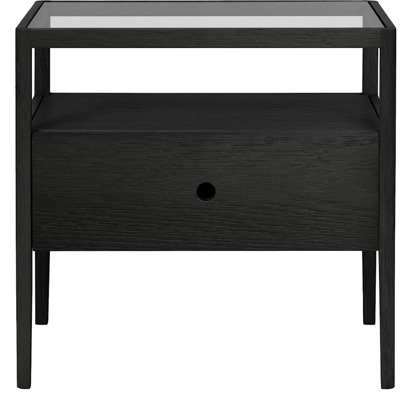 Spindle Yöpöytä, Mustalakattu Tammi