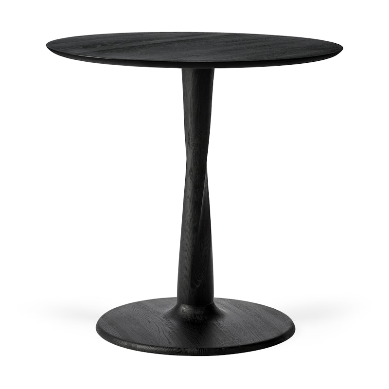 Torsion Pöytä Ø70x69 Cm cm, Musta Tammi
