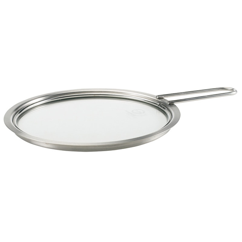 Flat Lid Glass with Handle