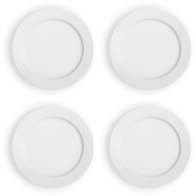 Legio Nova Pääruokalautanen 28 cm 4 kpl:n pakkaus, Valkoinen